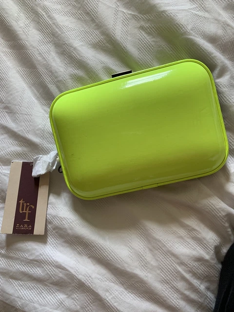 ZARA NEON HARD Case Clutch Bag 16.00 PicClick UK