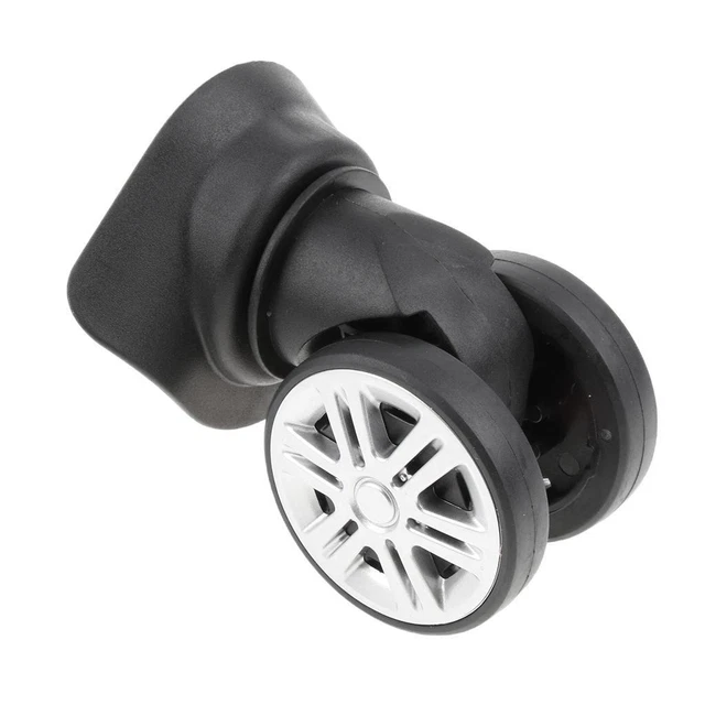 1 Pair Suitcase Luggage Casters Replacement Brake Wheels for