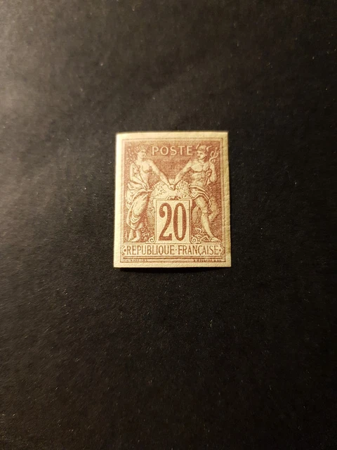 Timbre France Colonie Générale N°34 Neuf * Mh Cote 60€