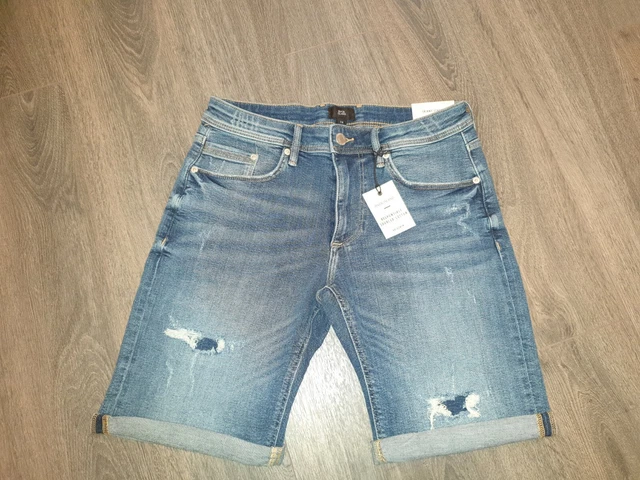 River island mens jean on sale shorts