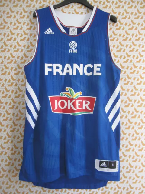 Maillot Basket Ball Adidas FF-BB Equipe de France Joker LNB Homme - S