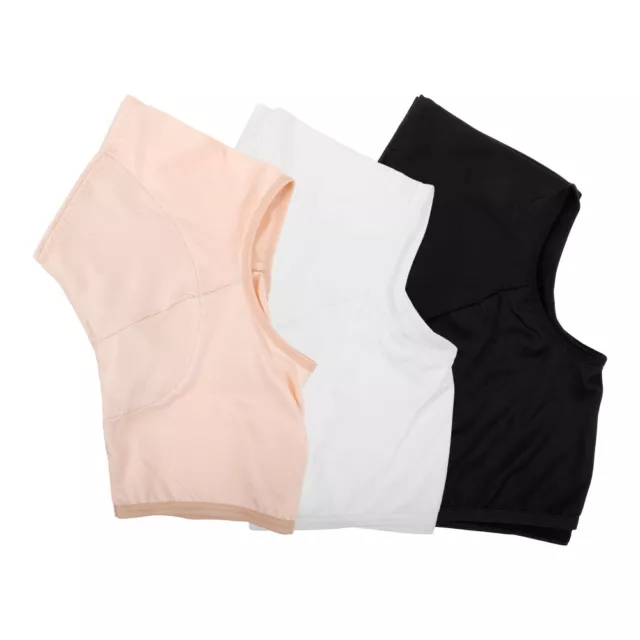 3 Pcs Gilet De Sudation Chemise Sous Les Bras Aux Femmes Fille T-shirt Yoga