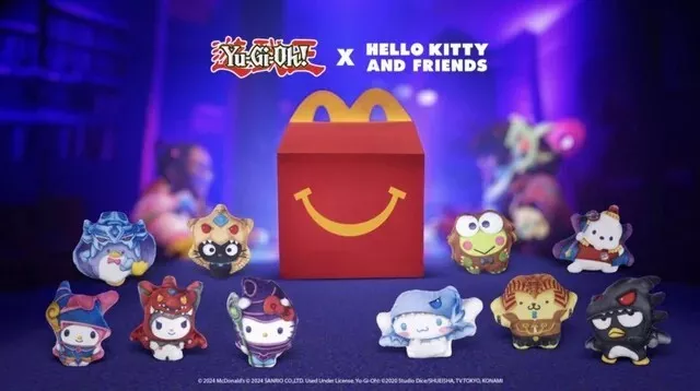 Hello Kitty x Yu-Gi-Oh! Plushies SEALED - McDonald's Happy Meal Toys 2