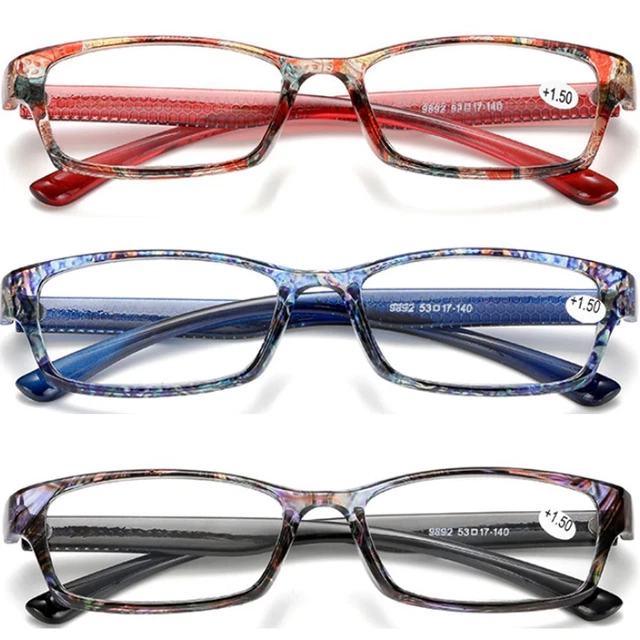 Elegantes gafas de lectura de marco ultraligero con protección ocular vintage