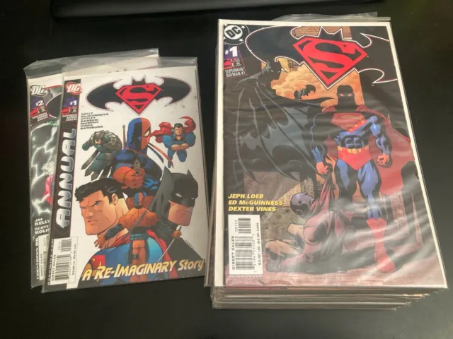 Big Run of DC BATMAN/SUPERMAN #1-36 + Annuals 1,2 (VF) to (NM-)