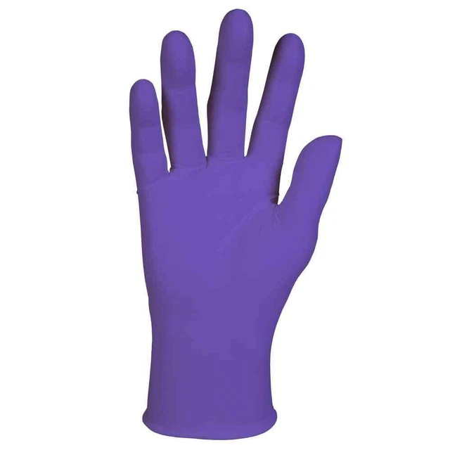 100 Pack Kimtech 55082 Disposable Gloves, Size Medium, 6 mil, Nitrile