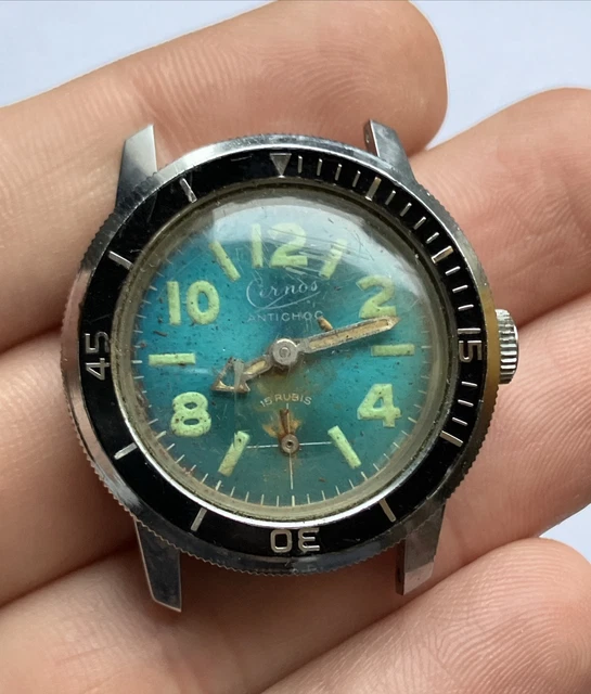 Montre Vintage Vadur 'Compresseur' Plongée Mécanique - Années 70, Suisse, Neuf NOS