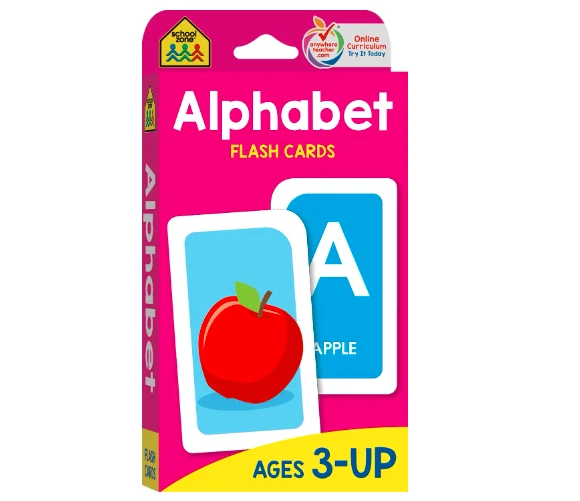 FLASH CARDS FOR Kids Alphabet Toddlers Early Learning Educational First