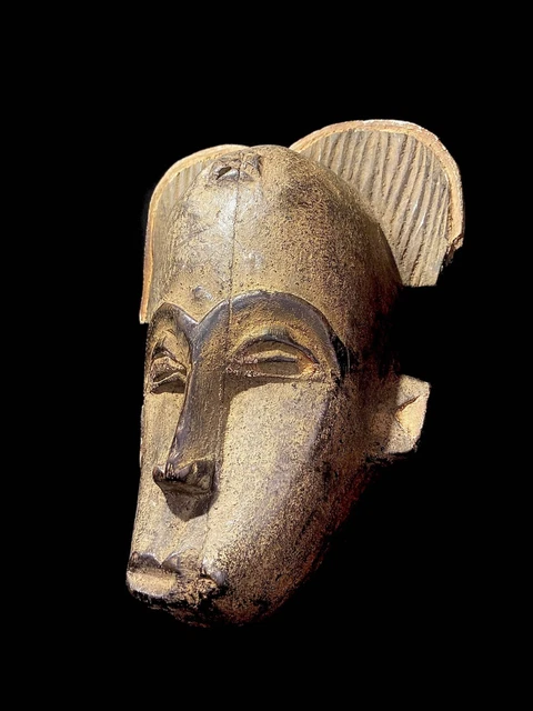 African mask antiques tribal Face vintage African Mask with unique Guru -6292