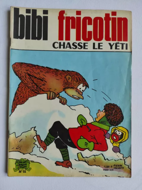 Bibi Fricotin chasse le yéti n°51 Pierre Lacroix édition 1969