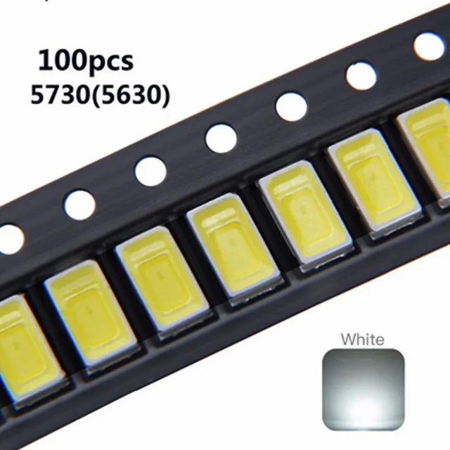 NUOVA PERLINE LAMPADA LED Durevole 5630/5730 SMD 0,5W 5000-6500K Chip  Singolo EUR 5,42 - PicClick IT