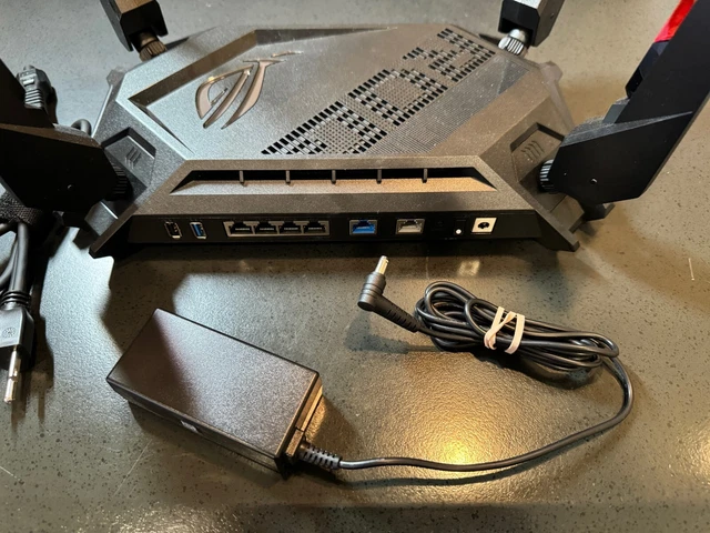 Asus Rog Multi Lan Rputer ROUTER ASUS ROG Rapture Wifi 6 AX GT-AX6000 Dual 2.5G WAN/LAN EUR 156 ...
