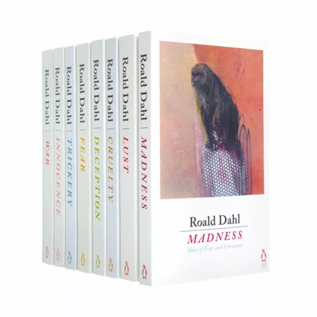 Roald Dahl Collection Trickery War Fear Innocence 8 Books Pack Set  | Roald Dahl