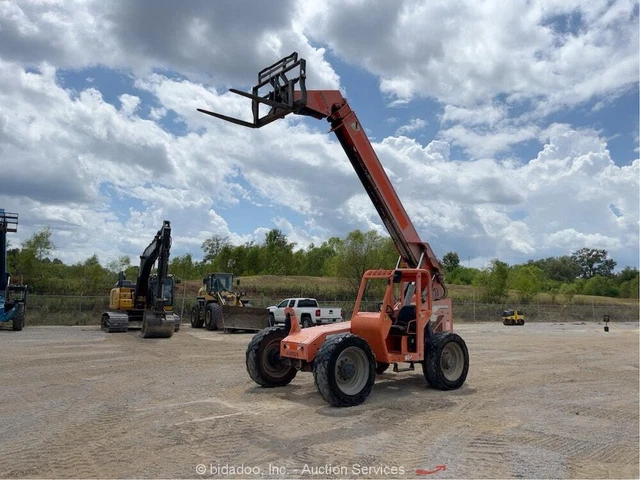 2014 Skytrak 6042 42ft 6,000 lbs Telescopic Reach Forklift Telehandler bidadoo