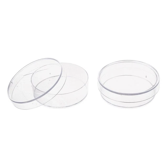 10 pcs. 35mm x 10mm Sterile Plastic Dishes with Lid for LB Plate (
