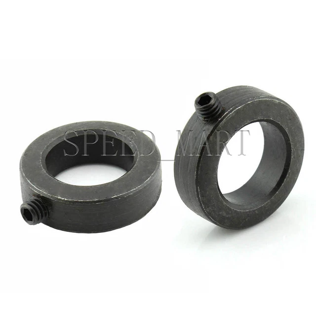 2 x Split Ring Drill Stop Collars Set Exact Hole Depth Brad Point Bits 20x32x9mm