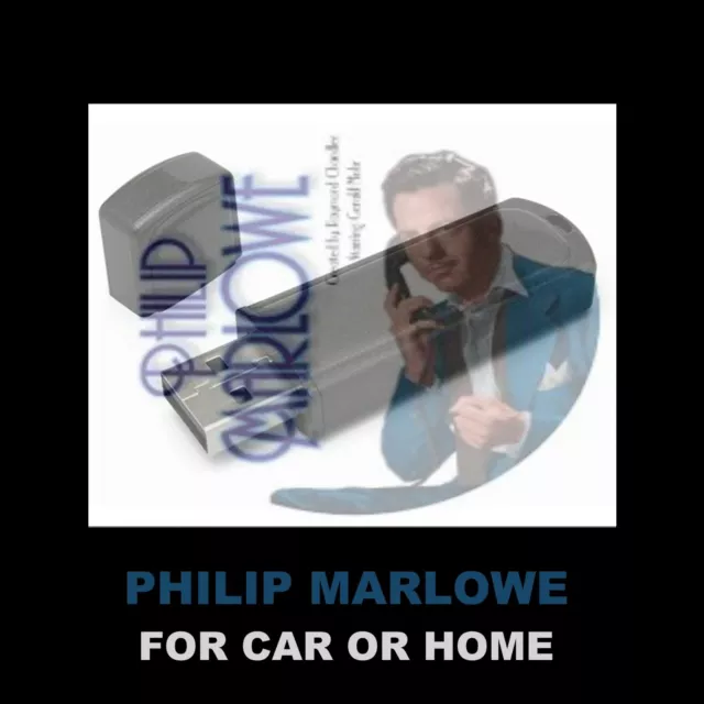 Adv Of Philip Marlowe. 107 Old-Time Radio Detective Shows On A Usb Flash Drive!