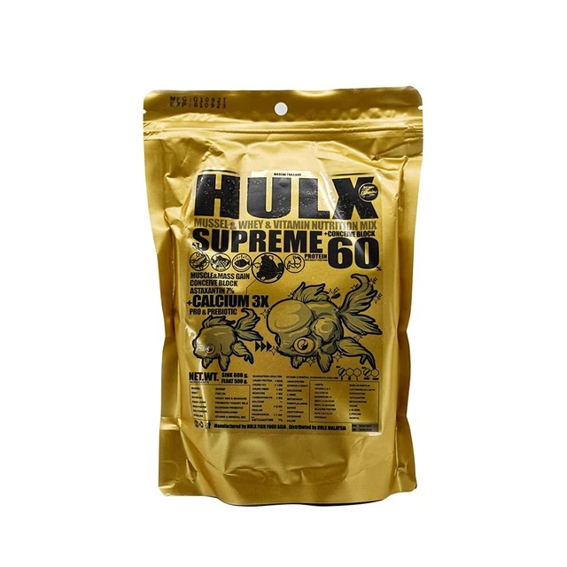HULX Supreme Goldfish Food crecimiento muscular extremo y mejora del color