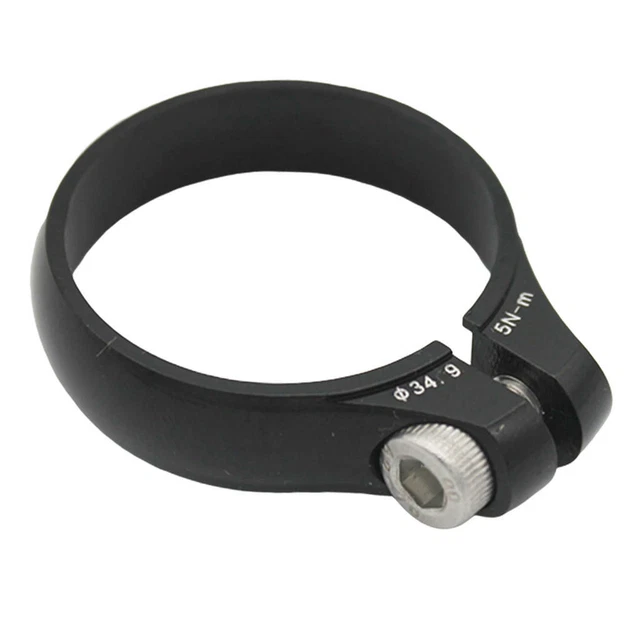 Bike Seatpost Clamp Alloy 27.2mm Seat Post Fixed Clip Support Tube Holder