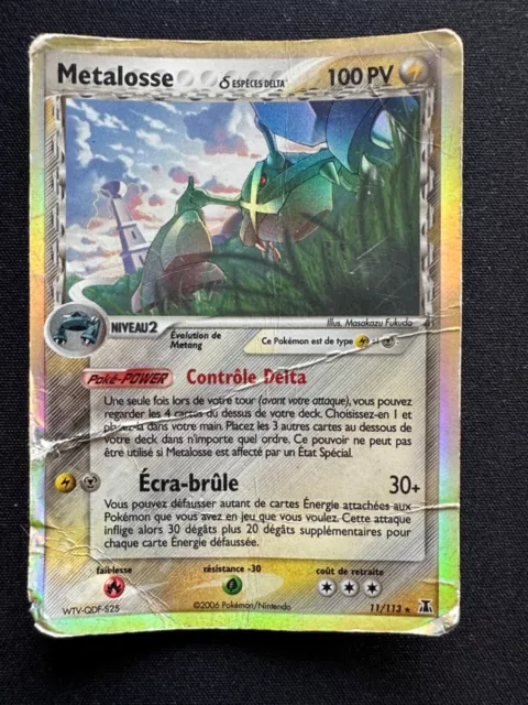 Carte Pokémon Metalosse 11/113 Holo Bloc Ex Espèces Delta FR