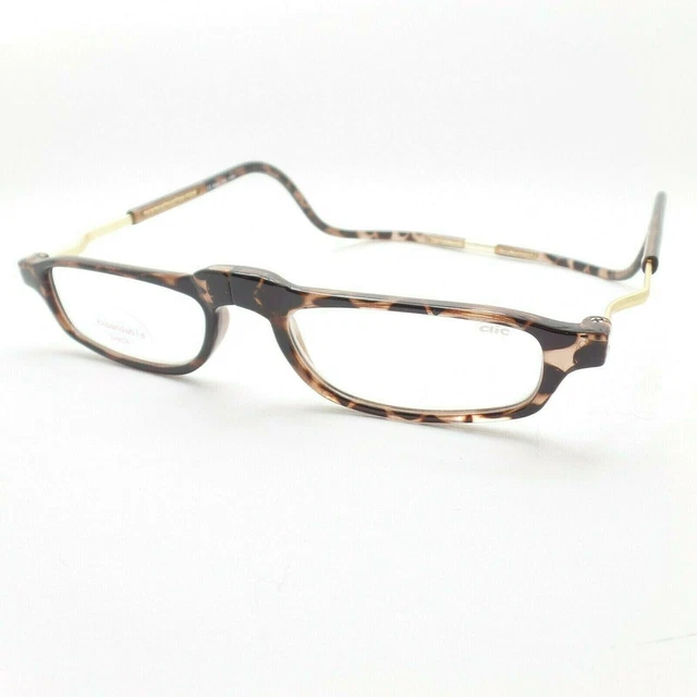 Clic City Magnetic Magnified Readers Tortoise New Authentic Reading Glasses