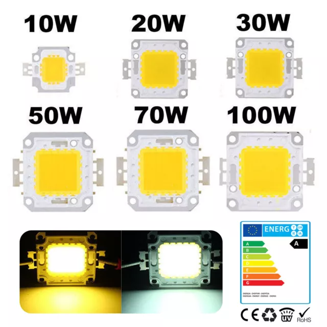 LED Chip COB 10W 12V / 36V 20W 30W 50W 100W Chips High Power SMD Floodlight Lamp