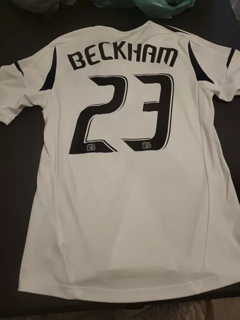 LA Galaxy 2012 Herbalife MLS Beckham Soccer Futbol Adidas Jersey Size S RARE