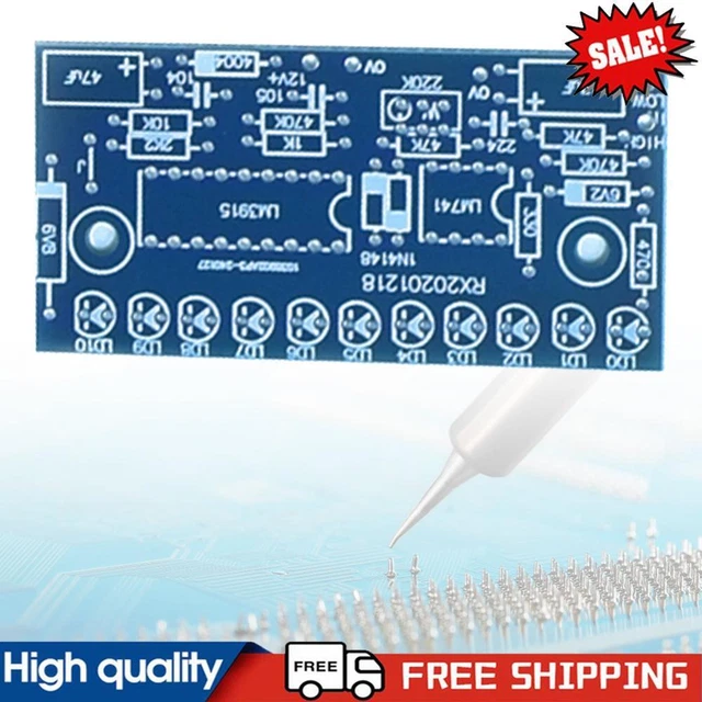 LM3915 10 LED VU Meter Preamp Power Amplifier Durable Electoronics