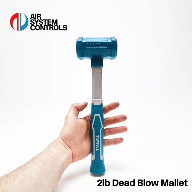 Total Tools - 2lb Dead Blow Mallet  / Hammer