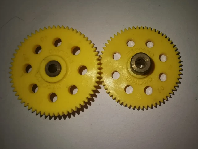 Roue dentée Meccano 95 dents plastique