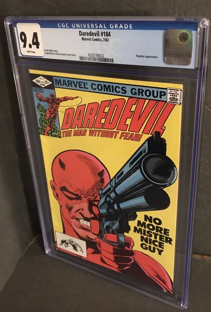 DAREDEVIL #184 CGC 9.4 MARVEL COMICS 1982 Punisher ap Classic Cover Frank Miller