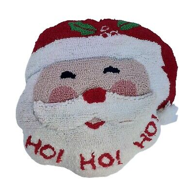 Almohada de Navidad Santa Claus con aguja almohada roja