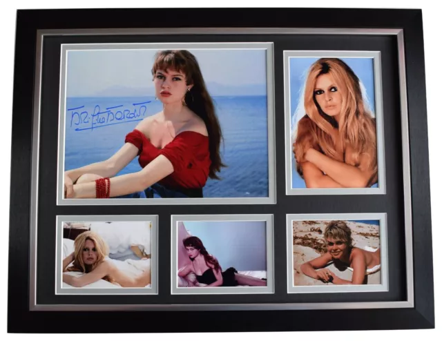 Brigitte Bardot Signed Autograph 16x12 framed photo display Hollywood Film COA