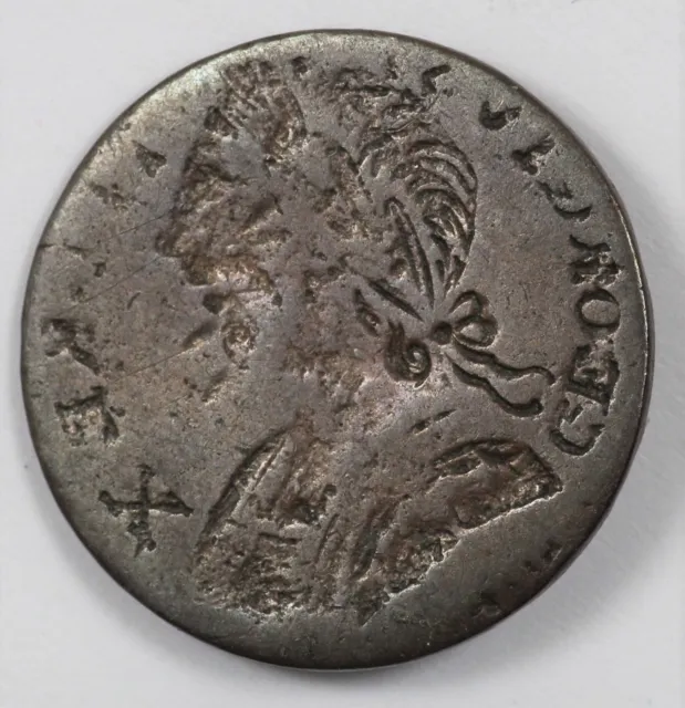 (1773) Laughing Head Contemporary CFT (Non-Regal) Farthing Brockage