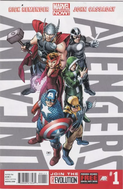 Uncanny Avengers #1: Marvel Comics (2012)  VF/NM  9.0