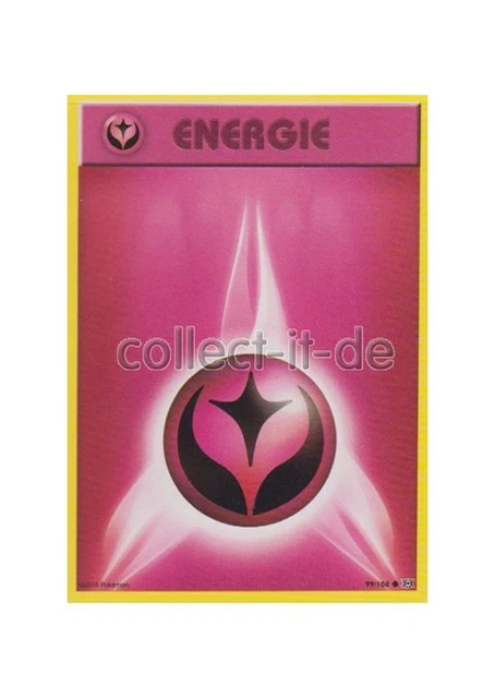 Pokemon - Evolution  99/108 Energiekarte FEE