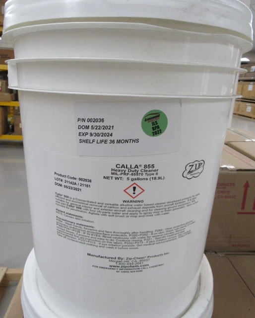 Calla 855 Heavy Duty Cleaner- 5 Gallon Bucket-Pn: 002036 **Expires 9/30/24***