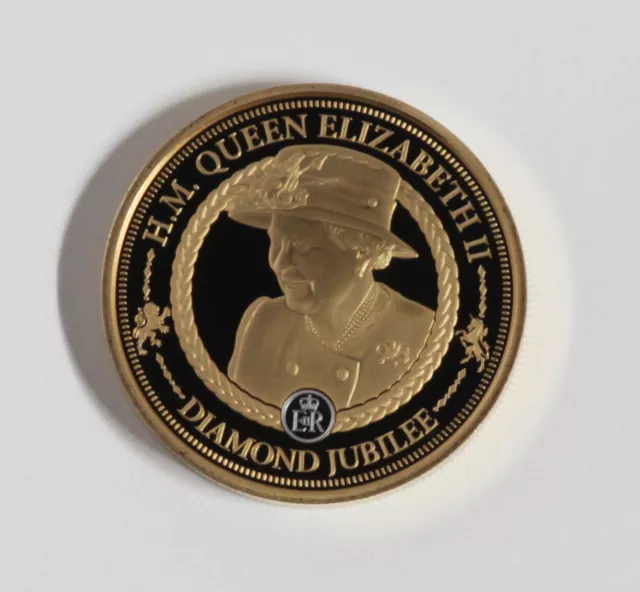 H.M. Queen Elizabeth II Diamond Jubilee Commemorative Proof Coin