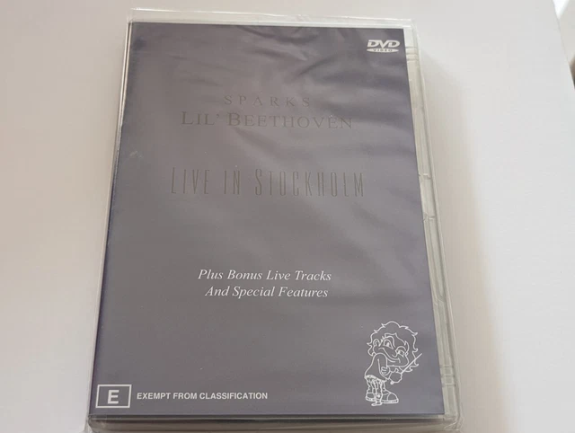 スパークスLil Beethoven Live in Stockholm DVD Sparks - Lil Beethoven: Live in Stockholm (DVD, 2005) BRAND