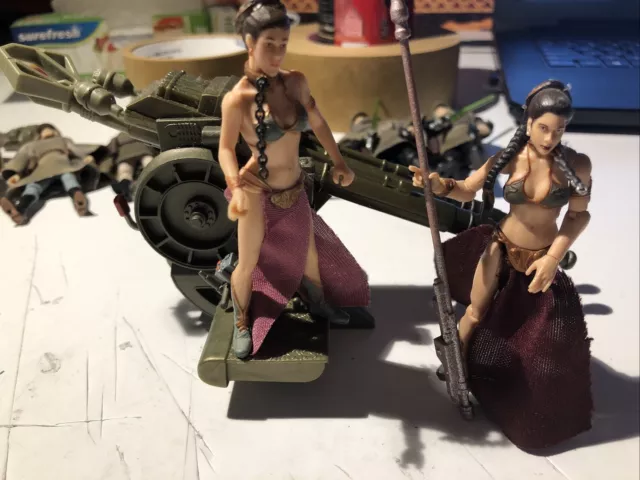 Star Wars Jabbas Palace Slave Leia 3.75 Loose  Hasbro Multiple Years