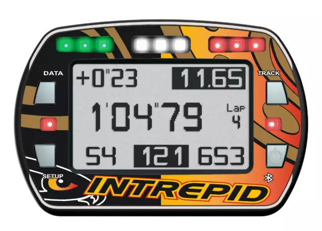 Intrepid Style Gel Aufkleber Für Alfano Pro Iii Evo Lap Timer - Karting