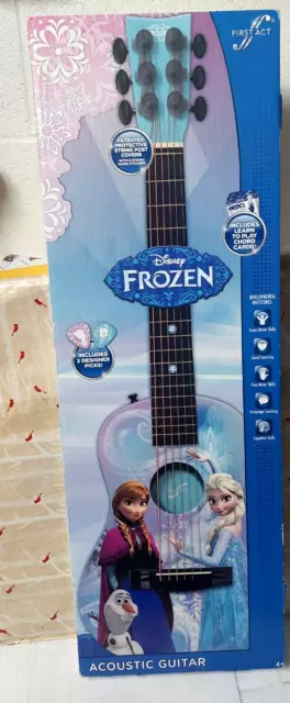 2014 First Act Disney Frozen Acoustic Guitar 6 Strings Brand New in Box