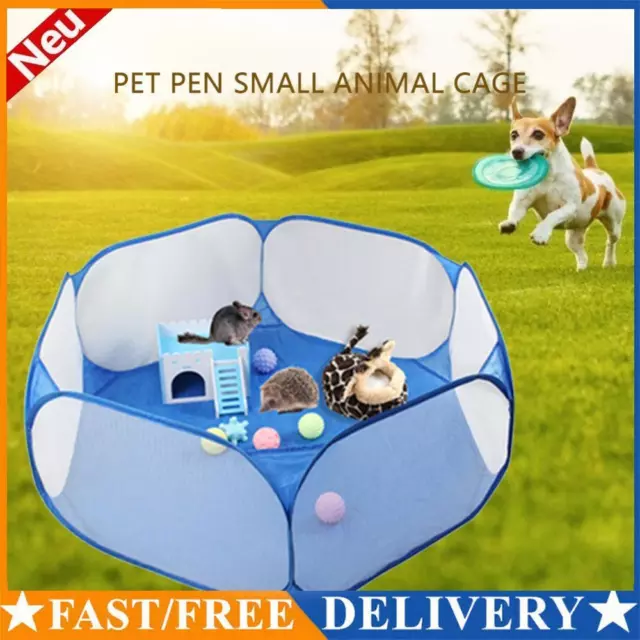 Tenda portatile gabbia per cani pieghevole traspirante parco giochi per gattino/cucciolo
