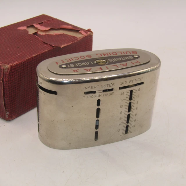 VINTAGE MONEY BOXES Leeds Permanent Building Society & Halifax THREE £