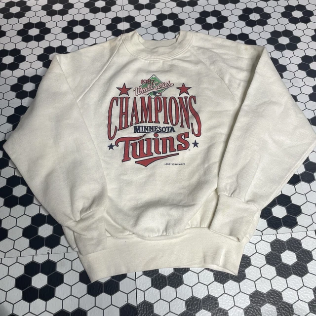 Minnesota Twins 1989 World Series Vintage Sweatshirt Youth Large
