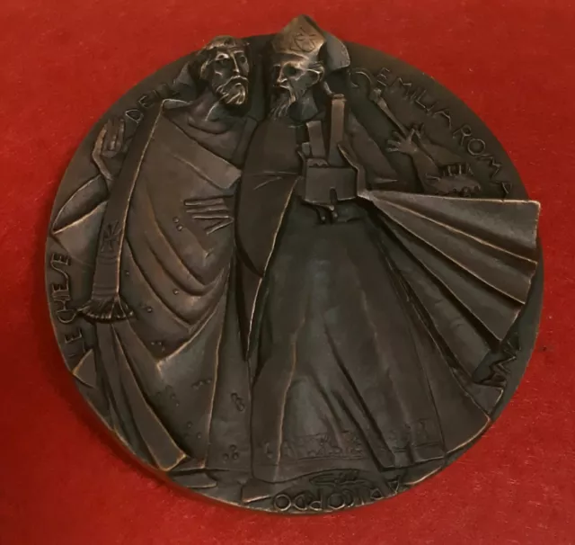 Medaglia grande modulo Scultore Angelo GRILLI Giovanni Paolo Wojtyla. Bologna