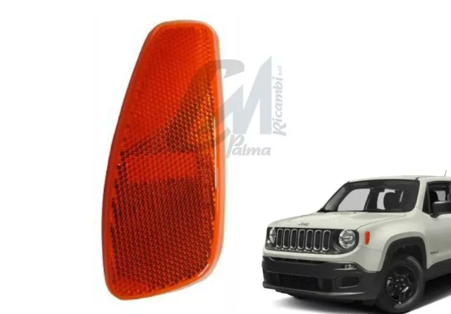 Catadiottro Catarinfrangente Arancione Destro Jeep Renegade Originale 51953114