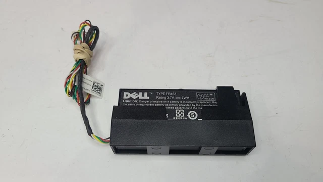 Dell Perc 5i 6i PowerEdge Battery & Case & Cable FR463 0D231N 0NU209 Tested USA!