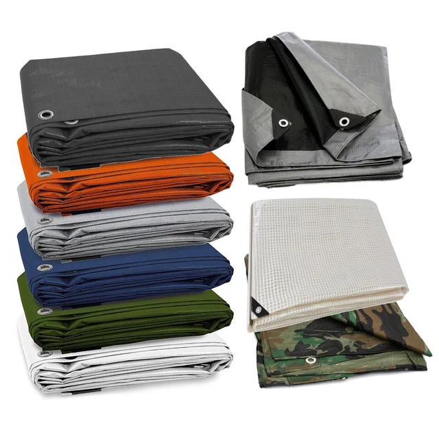 TARPAULIN HEAVY DUTY and Regular Waterproof Cover Tarp Ground Camping