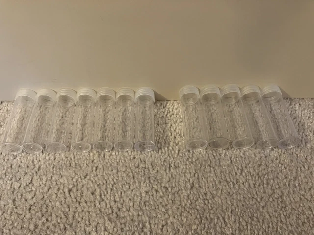 5C & 1C Coin Tubes (Lot of 12)